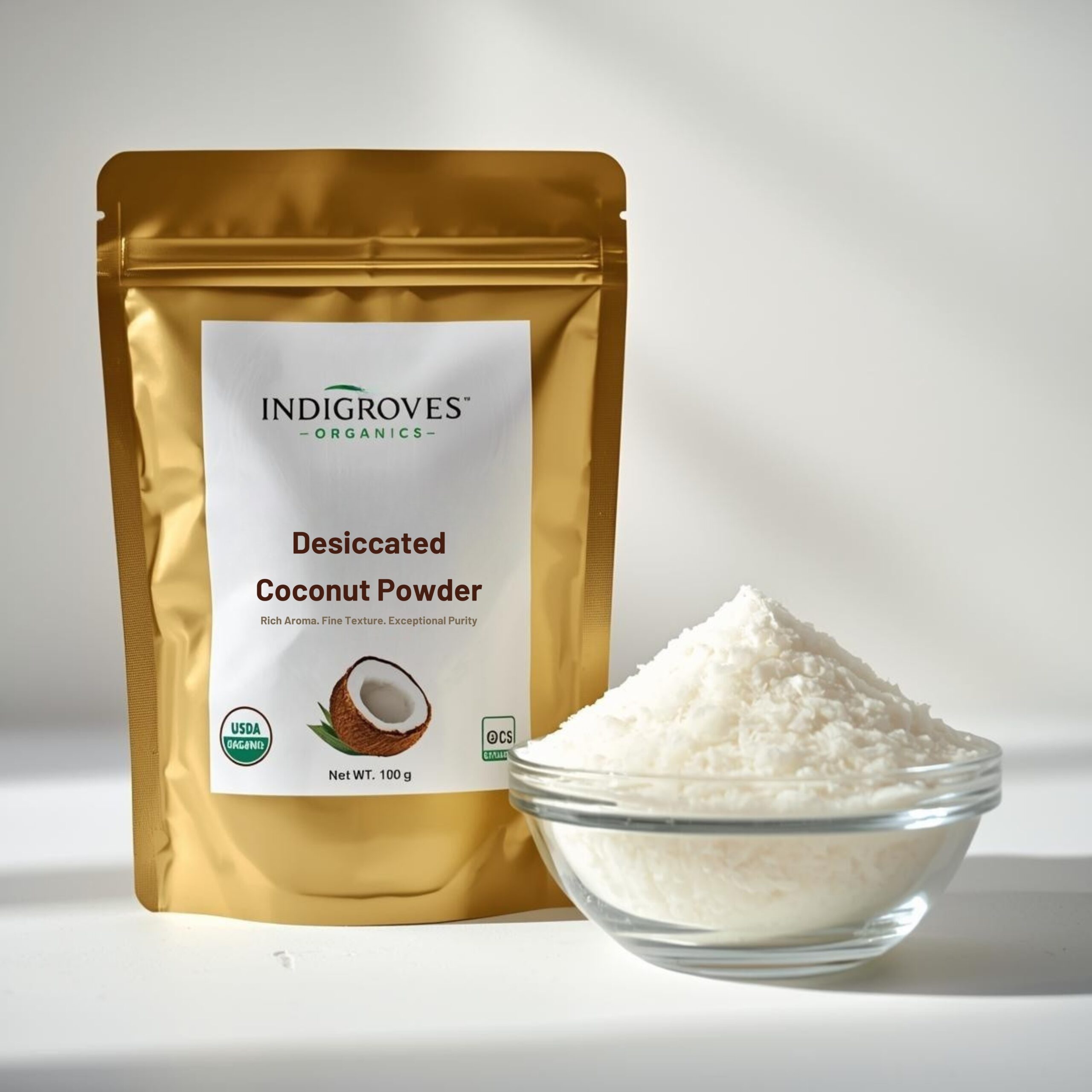 Products desiccated coconut powder rich aroma. fine texture. exceptional purity